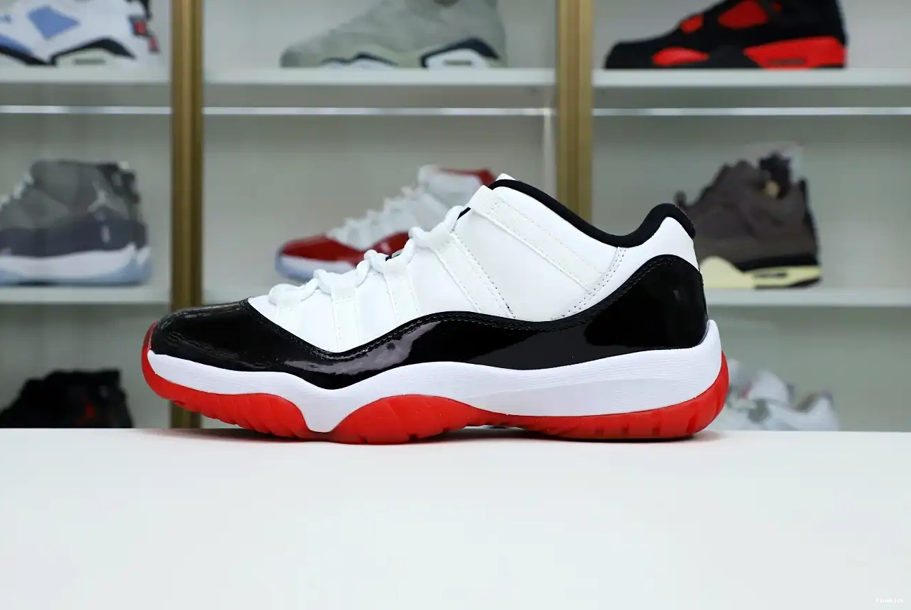 AIR WHITE LOW JORDAN 11 BRED 0602